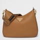 Replica perfetta Borsa a tracolla Prada Granata Marrone Imitazione Outlet Online