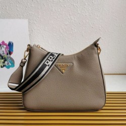 Perfette Qualità Repliche Borsa a tracolla Prada Granata Grigia Imitazione