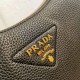 Replica perfetta Borsa a tracolla Prada Granata Nera Imitazione Outlet Online
