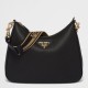 Replica perfetta Borsa a tracolla Prada Granata Nera Imitazione Outlet Online