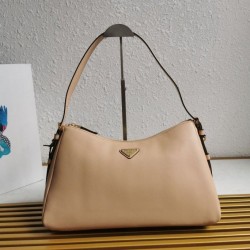 Perfette Qualità Repliche Prada Aimee Large Shoulder Bag Travertino Imitazione