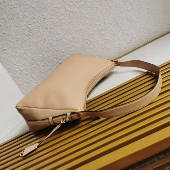 Perfette Qualità Repliche Prada Aimee Large Shoulder Bag Travertino Imitazione
