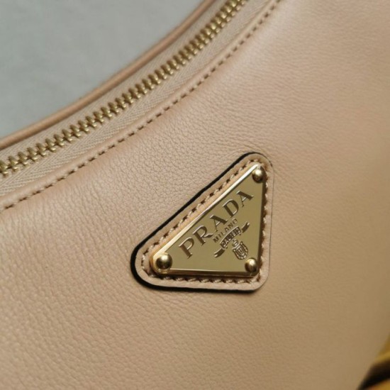 Perfette Qualità Repliche Prada Aimee Large Shoulder Bag Travertino Imitazione