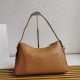 Replica perfetta Prada Aimee Large Shoulder Bag Marrone Imitazione Outlet Online