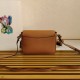Miglior Falso Borsa a tracolla piccola Prada Flap Granata Marrone Economiche Premium