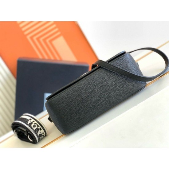 Perfette Qualità Repliche Borsa a tracolla piccola Prada Flap Granata Nera Imitazione