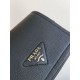 Perfette Qualità Repliche Borsa a tracolla piccola Prada Flap Granata Nera Imitazione