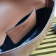 Miglior Falso Prada Arque Shoulder Bag con Flap Brown Economiche Premium