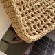 Migliore Repliche Prada Small Tote Bag Raffia Intrecciata Beige Economiche Outlet Online