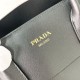 Miglior Falso Prada Large Tote Bag con Fibbie Nero Economiche Premium