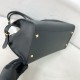 Miglior Falso Prada Large Tote Bag con Fibbie Nero Economiche Premium