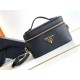 Miglior Falso Borsa mini Vanity Prada Granata Nera Economiche Premium