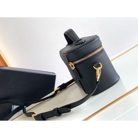 Miglior Falso Borsa mini Vanity Prada Granata Nera Economiche Premium