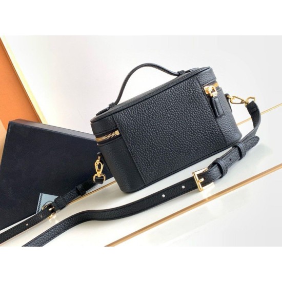 Miglior Falso Borsa mini Vanity Prada Granata Nera Economiche Premium