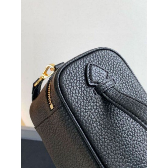 Miglior Falso Borsa mini Vanity Prada Granata Nera Economiche Premium