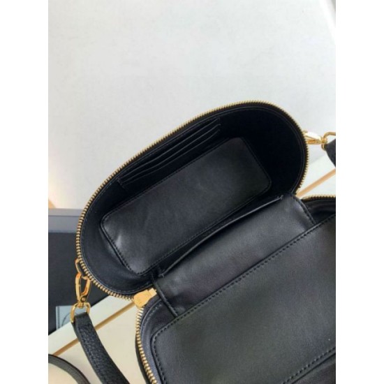 Miglior Falso Borsa mini Vanity Prada Granata Nera Economiche Premium