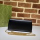 Migliore Repliche Portafoglio con catena continentale Gucci Blondie 725215 nero Economiche Outlet Online