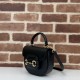 Migliore Repliche Borsa mini con manico superiore Gucci Horsebit 1955 781387 nero Economiche Outlet Online