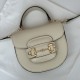 Perfette Qualità Repliche Borsa mini con manico superiore Gucci Horsebit 1955 781387 beige Imitazione