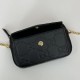 Miglior Falso Borsa a tracolla Gucci GG super mini 781554 Nero Economiche Premium
