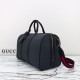 Miglior Falso Gucci Men GG Supreme Duffle Bag 792074 Nero Economiche Premium