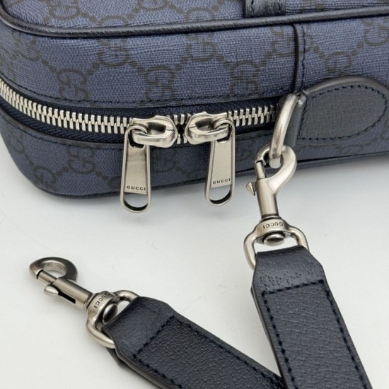 Gucci Borsa a tracolla media Ophidia uomo GG 792116 Marrone Replica originale di alta qualità Replica perfetta Gucci Borsa a tracolla media Ophidia uomo GG 792116 Marrone Imitazione Outlet Online