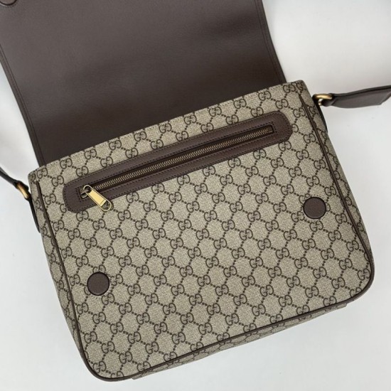 Migliore Repliche Gucci Ophidia Men messenger bag Marrone Economiche Outlet Online