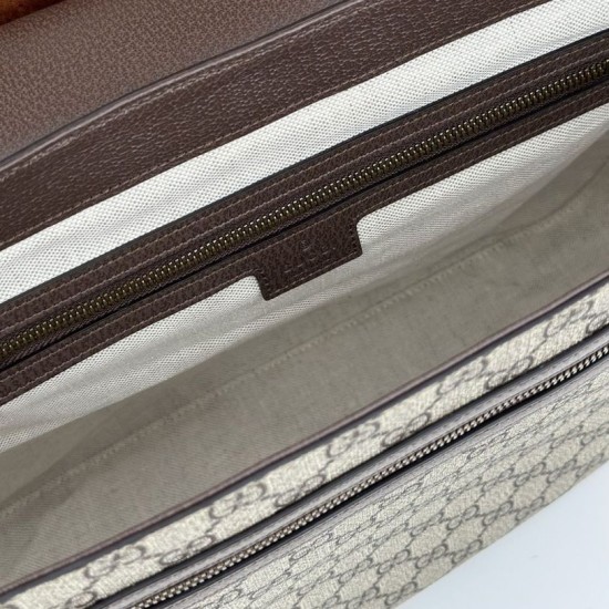 Migliore Repliche Gucci Ophidia Men messenger bag Marrone Economiche Outlet Online