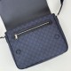 Perfette Qualità Repliche Gucci Ophidia Men messenger bag Blu scuro Imitazione