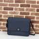 Perfette Qualità Repliche Gucci Ophidia Men messenger bag Blu scuro Imitazione