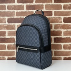 Perfette Qualità Repliche Gucci GG Supreme Men backpack 792123 Nero Imitazione