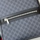 Perfette Qualità Repliche Gucci GG Supreme Men backpack 792123 Nero Imitazione