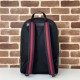 Perfette Qualità Repliche Gucci GG Supreme Men backpack 792123 Nero Imitazione