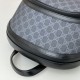 Perfette Qualità Repliche Gucci GG Supreme Men backpack 792123 Nero Imitazione