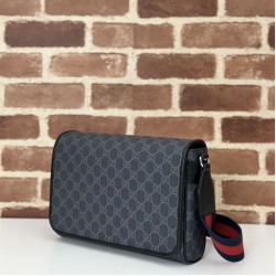 Perfette Qualità Repliche Gucci Borsa a tracolla GG uomo 792124 Nero Imitazione