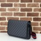 Perfette Qualità Repliche Gucci Borsa a tracolla GG uomo 792124 Nero Imitazione