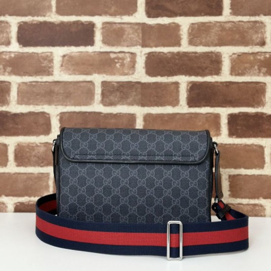 Perfette Qualità Repliche Gucci Borsa a tracolla GG uomo 792124 Nero Imitazione