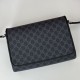 Perfette Qualità Repliche Gucci Borsa a tracolla GG uomo 792124 Nero Imitazione