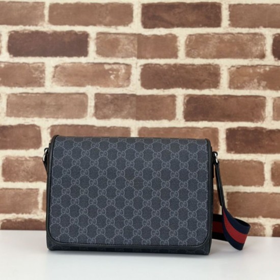 Perfette Qualità Repliche Gucci Borsa a tracolla GG uomo 792124 Nero Imitazione