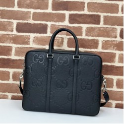 Replica perfetta Gucci Jumbo GG Cartella 792264 Nero Imitazione Outlet Online