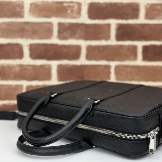 Replica perfetta Gucci Jumbo GG Cartella 792264 Nero Imitazione Outlet Online