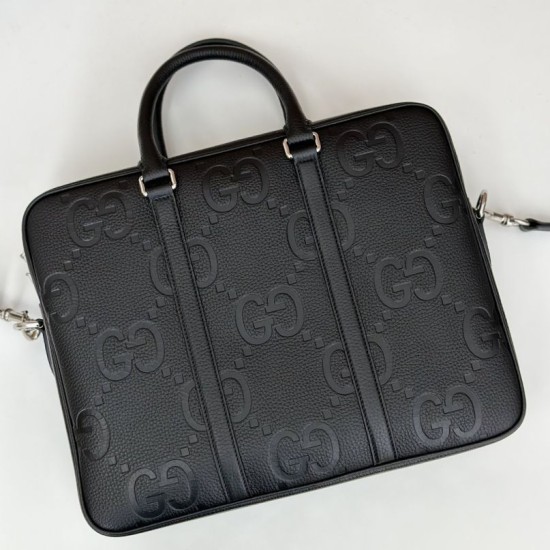 Replica perfetta Gucci Jumbo GG Cartella 792264 Nero Imitazione Outlet Online