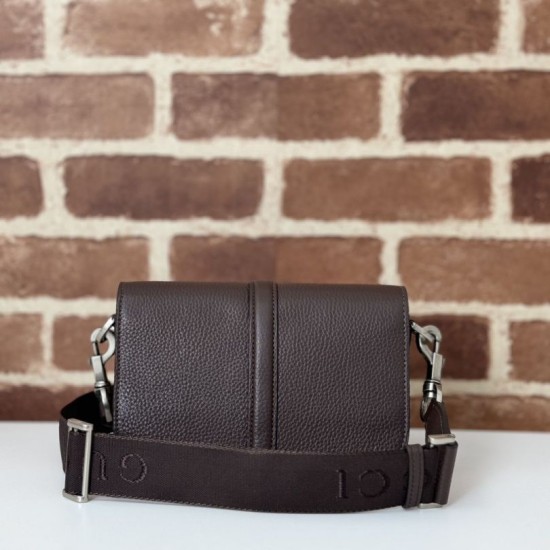 Migliore Repliche Borsa super mini Gucci GG bicolore 795213 marrone Economiche Outlet Online