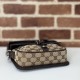 Migliore Repliche Borsa super mini Gucci GG bicolore 795213 marrone Economiche Outlet Online