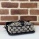 Miglior Falso Borsa super mini Gucci GG bicolore 795213 nero Economiche Premium