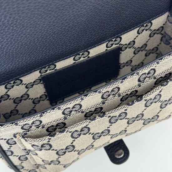Miglior Falso Borsa super mini Gucci GG bicolore 795213 nero Economiche Premium
