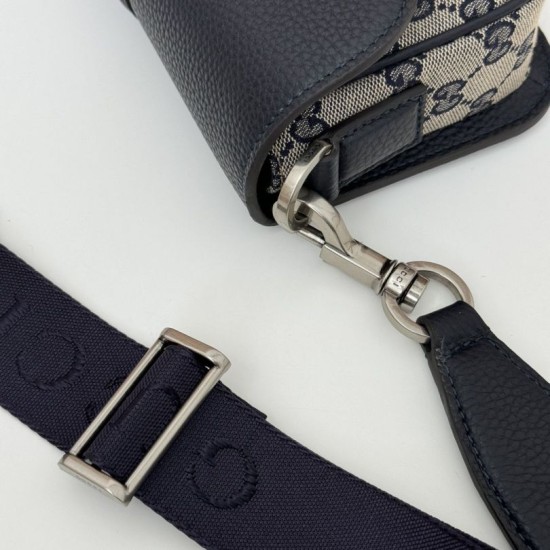 Miglior Falso Borsa super mini Gucci GG bicolore 795213 nero Economiche Premium