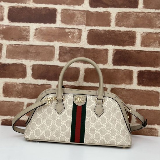 Perfette Qualità Repliche Borsa piccola con manico superiore Gucci Ophidia 795249 beige Imitazione