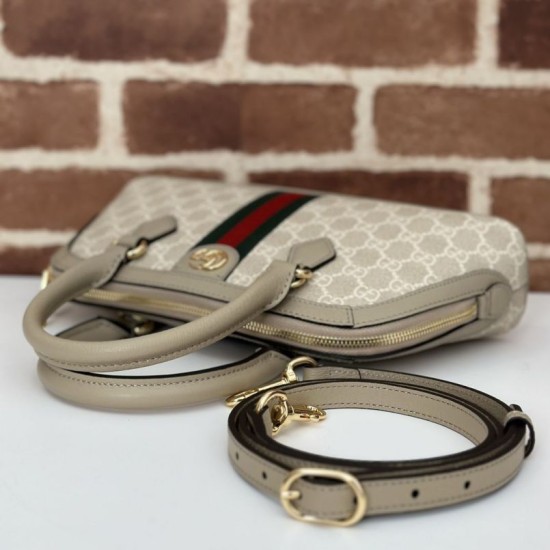 Perfette Qualità Repliche Borsa piccola con manico superiore Gucci Ophidia 795249 beige Imitazione