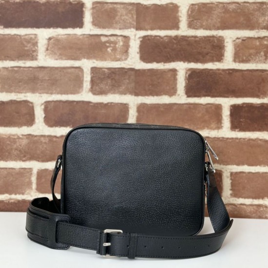 Replica perfetta Borsa piccola Gucci Borsa a tracolla GG Uomo con etichetta 795464 Nero Imitazione Outlet Online